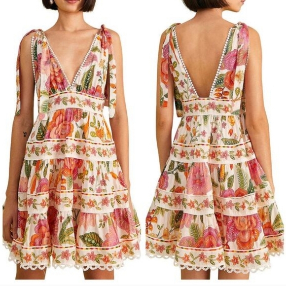 Dresses & Skirts - Farm Rio/Floral Sleeveless Dress